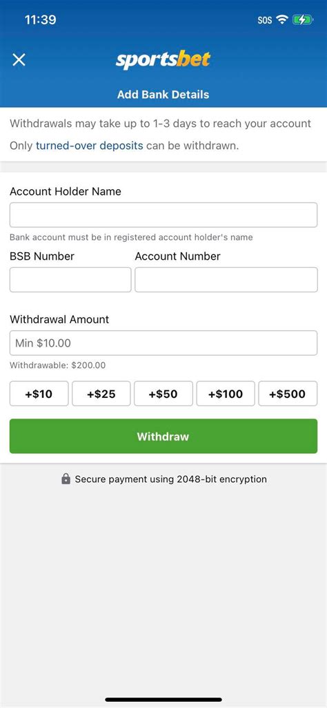 sportsbet maximum withdrawal